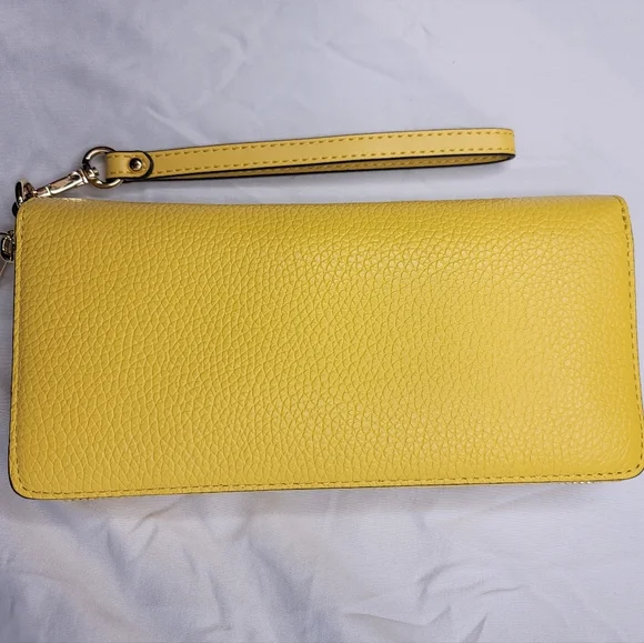 Michael Kors Yellow Wallet - Picture 2 of 4